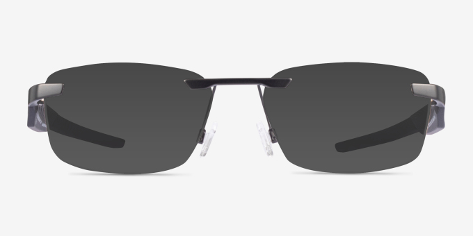 Oakley Steakhouse 1.0 Satin Black MetalEyeglass Frames from EyeBuyDirect, with Tinted Lenses