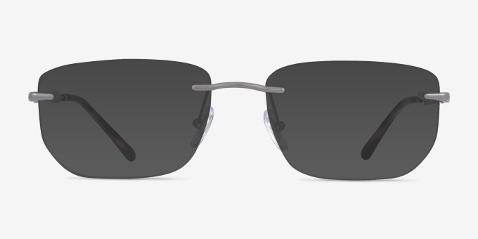 Ray-Ban RB3768V Gray MetalEyeglass Frames from EyeBuyDirect, with Tinted Lenses