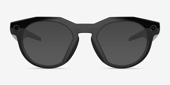 Oakley Meta HSTN Black Plastic from EyeBuyDirect, with Tinted Lenses