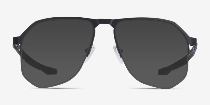 Oakley Tenon Satin Black TitaniumEyeglass Frames from EyeBuyDirect, with Tinted Lenses