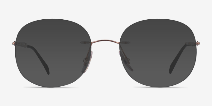 Ray-Ban RB8747 Bronze TitaniumEyeglass Frames from EyeBuyDirect, with Tinted Lenses