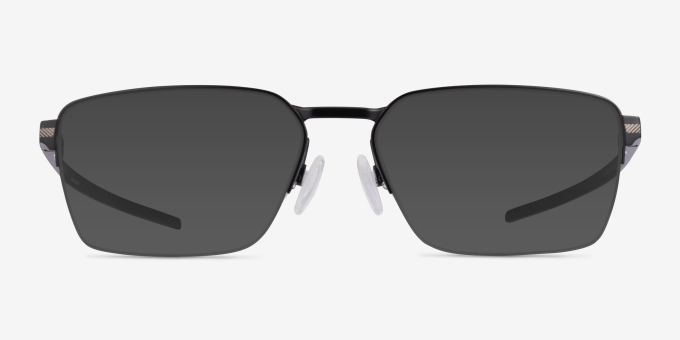 Oakley Sway Bar 0.5 Satin Black TitaniumEyeglass Frames from EyeBuyDirect, with Tinted Lenses