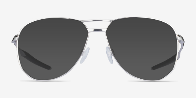 Oakley Contrail Ti Rx Polished Chrome TitaniumEyeglass Frames from EyeBuyDirect, with Tinted Lenses