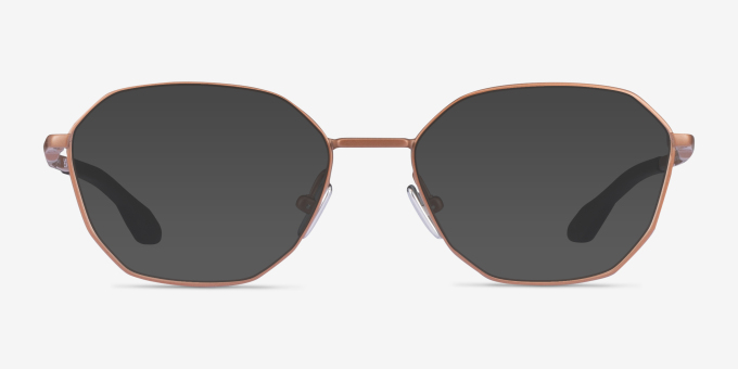 Oakley Sobriquet Matte Rose Gold TitaniumEyeglass Frames from EyeBuyDirect, with Tinted Lenses