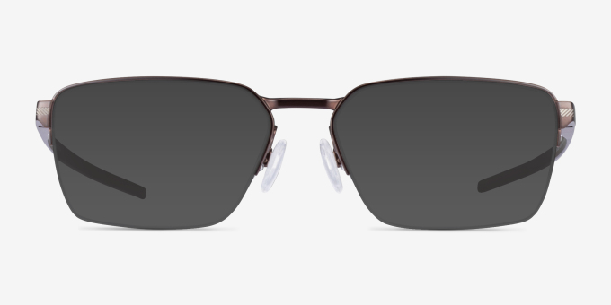 Oakley Sway Bar 0.5 Matte Gunmetal TitaniumEyeglass Frames from EyeBuyDirect, with Tinted Lenses