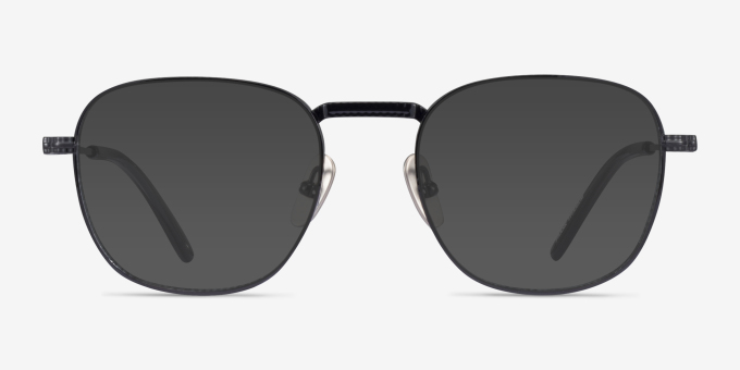 Ray-Ban RB8258V Frank Black TitaniumEyeglass Frames from EyeBuyDirect, with Tinted Lenses