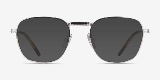 Ray-Ban RB8258V Frank Silver TitaniumEyeglass Frames from EyeBuyDirect, with Tinted Lenses