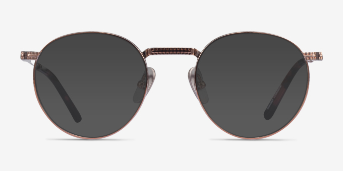 Ray-Ban RB8237V Rose Gold TitaniumEyeglass Frames from EyeBuyDirect, with Tinted Lenses