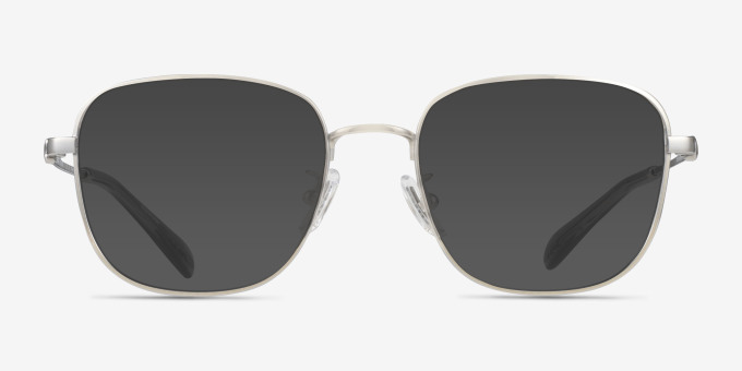 Coach HC5198TD Shiny Silver TitaniumEyeglass Frames from EyeBuyDirect, with Tinted Lenses