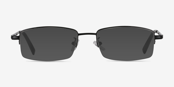 Craig Black MetalEyeglass Frames from EyeBuyDirect, with Tinted Lenses