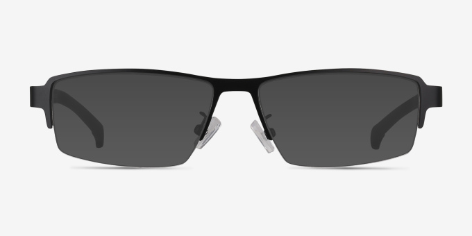 Lewis Black MetalEyeglass Frames from EyeBuyDirect, with Tinted Lenses