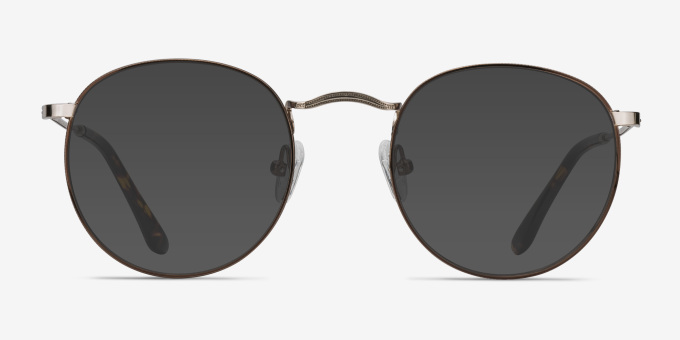 Daydream Brown Golden MetalEyeglass Frames from EyeBuyDirect, with Tinted Lenses