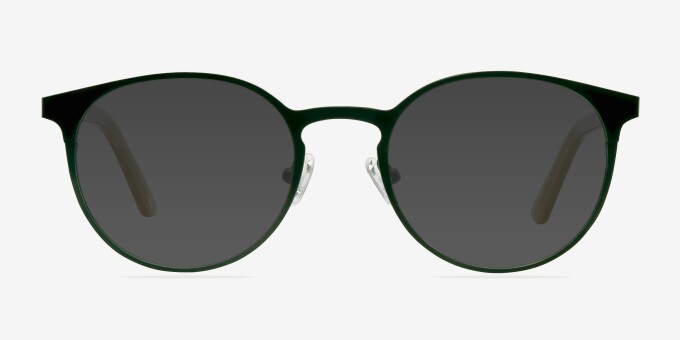 Outline Black Steel & Acetate Acetate, MetalEyeglass Frames from EyeBuyDirect, with Tinted Lenses