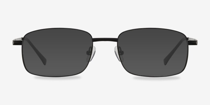 Jerauld Black MetalEyeglass Frames from EyeBuyDirect, with Tinted Lenses