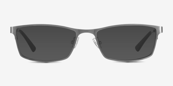 Germantown Silver MetalEyeglass Frames from EyeBuyDirect, with Tinted Lenses