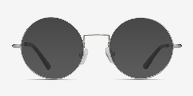 Someday Silver MetalEyeglass Frames from EyeBuyDirect, with Tinted Lenses