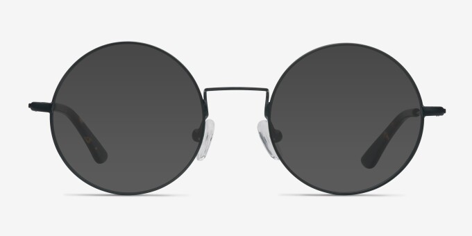 Someday Black MetalEyeglass Frames from EyeBuyDirect, with Tinted Lenses