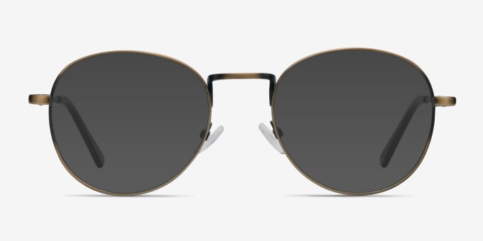 Shanghai Bronze MetalEyeglass Frames from EyeBuyDirect, with Tinted Lenses