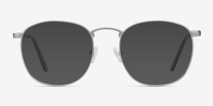 St Michel Silver MetalEyeglass Frames from EyeBuyDirect, with Tinted Lenses