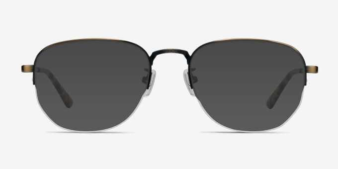 Ritual Bronze MetalEyeglass Frames from EyeBuyDirect, with Tinted Lenses