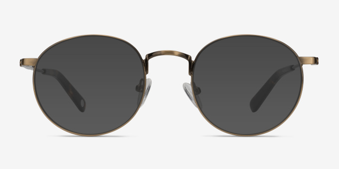 Circus Bronze MetalEyeglass Frames from EyeBuyDirect, with Tinted Lenses