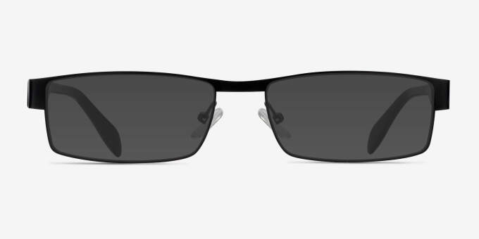 Katia Black MetalEyeglass Frames from EyeBuyDirect, with Tinted Lenses