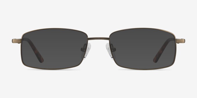 Tab Bronze MetalEyeglass Frames from EyeBuyDirect, with Tinted Lenses
