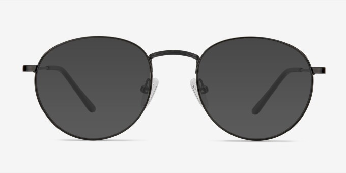 Epilogue Black MetalEyeglass Frames from EyeBuyDirect, with Tinted Lenses