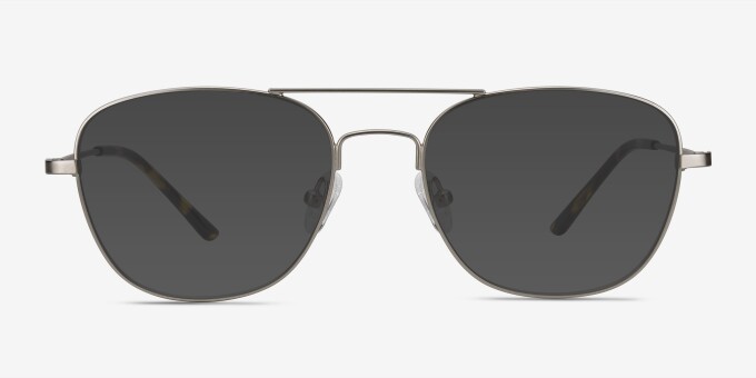 Captain Silver MetalEyeglass Frames from EyeBuyDirect, with Tinted Lenses