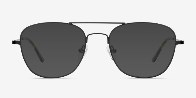 Captain Black MetalEyeglass Frames from EyeBuyDirect, with Tinted Lenses
