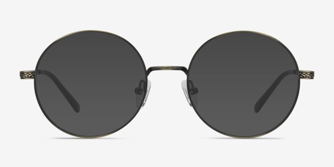 Inscription Bronze MetalEyeglass Frames from EyeBuyDirect, with Tinted Lenses