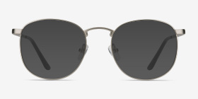 St Michel Argenté Métal Montures de lunettes de vue d'EyeBuyDirect, with Tinted Lenses