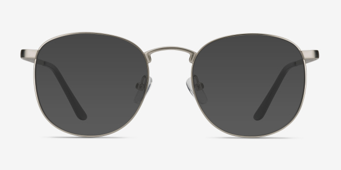 St Michel Silver MetalEyeglass Frames from EyeBuyDirect, with Tinted Lenses