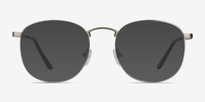 St Michel Silver MetalEyeglass Frames from EyeBuyDirect, with Tinted Lenses