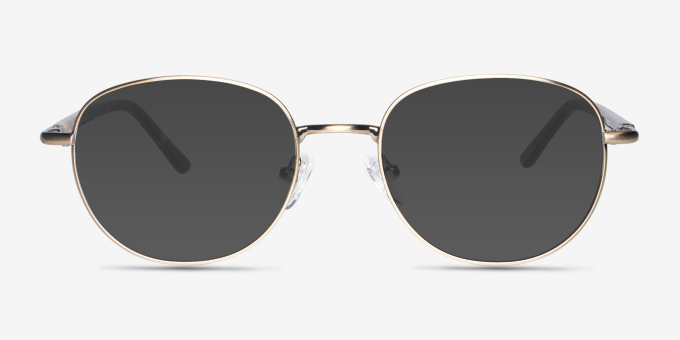 Pensieve Bronze MetalEyeglass Frames from EyeBuyDirect, with Tinted Lenses