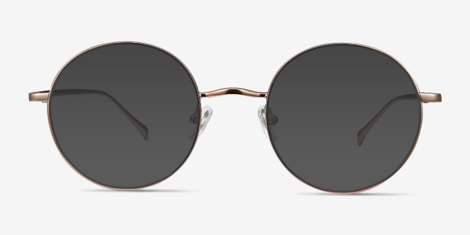 Synapse Rose Gold MetalEyeglass Frames from EyeBuyDirect, with Tinted Lenses