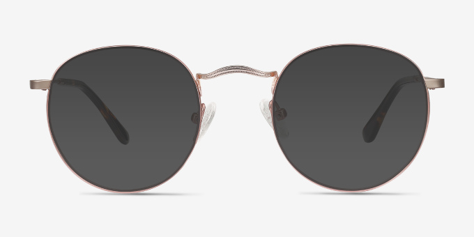 Daydream Rose Gold MetalEyeglass Frames from EyeBuyDirect, with Tinted Lenses