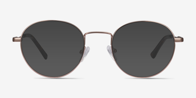 Memento Rose Gold MetalEyeglass Frames from EyeBuyDirect, with Tinted Lenses