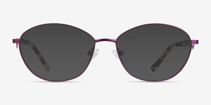 Helix Violet MétalMontures de lunettes de vue d'EyeBuyDirect, Avec des Verres Teintés