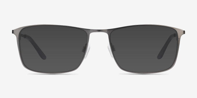 Daytona Gunmetal MétalMontures de lunettes de vue d'EyeBuyDirect, Avec des Verres Teintés