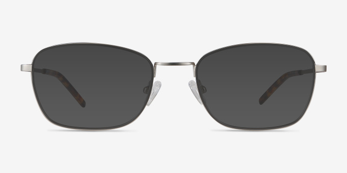 Verse Silver MetalEyeglass Frames from EyeBuyDirect, with Tinted Lenses