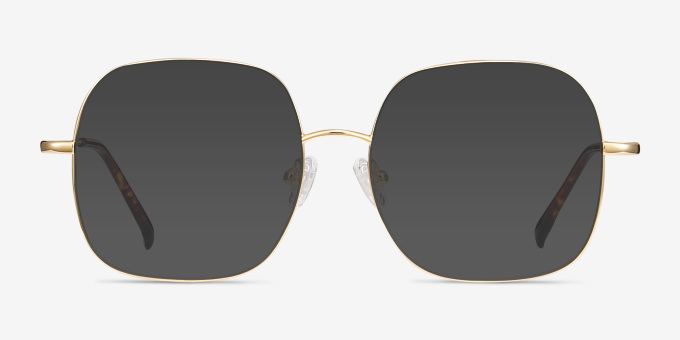 Movement Golden MetalEyeglass Frames from EyeBuyDirect, with Tinted Lenses