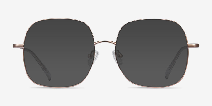 Movement Rose Gold MetalEyeglass Frames from EyeBuyDirect, with Tinted Lenses