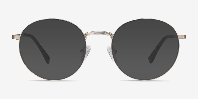 Bistro Doré MétalMontures de lunettes de vue d'EyeBuyDirect, Avec des Verres Teintés