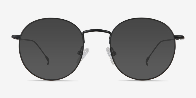 Novel Black MetalEyeglass Frames from EyeBuyDirect, with Tinted Lenses