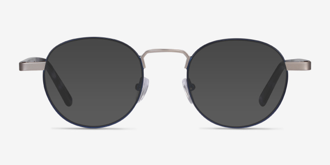 Orbit Blue Acetate, MetalEyeglass Frames from EyeBuyDirect, with Tinted Lenses