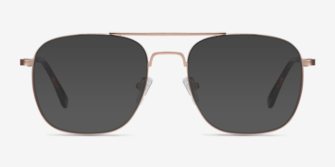 Fame Rose Gold MetalEyeglass Frames from EyeBuyDirect, with Tinted Lenses