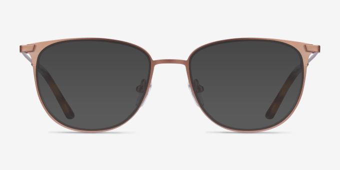 Vita Or rose MétalMontures de lunettes de vue d'EyeBuyDirect, Avec des Verres Teintés
