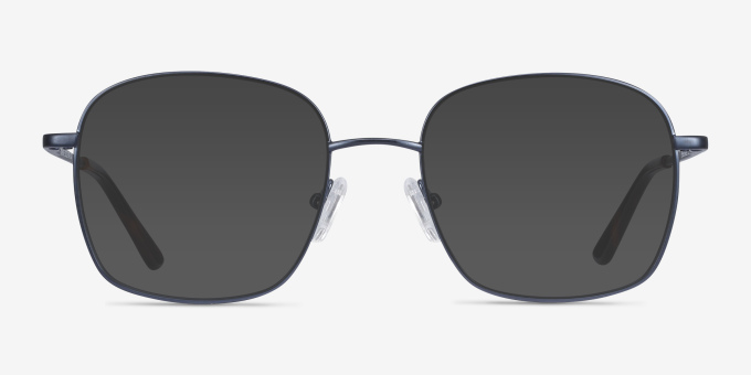 Archive Navy MetalEyeglass Frames from EyeBuyDirect, with Tinted Lenses