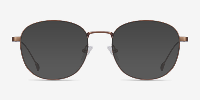 Vantage Matte Pink MetalEyeglass Frames from EyeBuyDirect, with Tinted Lenses